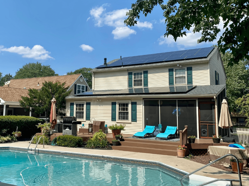 This home in Delran Township will save over $86,000 over the next 25 years by going solar with a 11.45 kW solar system.