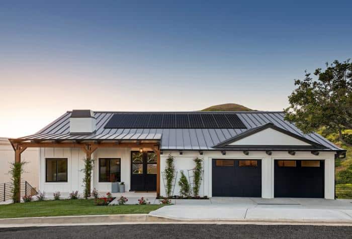 SunPower home with solar panels